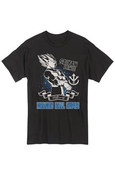 Dragon Ball Super Vegeta Saiyan Prince T-Shirt Small