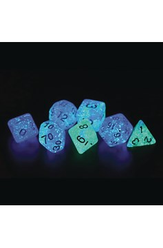 Sirius Dice Frosted Glowworm Dice Set (7)