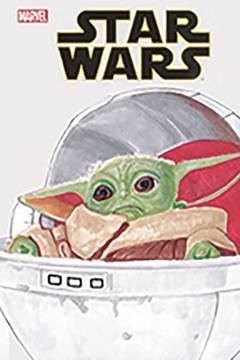 Dynamic Forces Star Wars Comic Baby Yoda Harrell Sketch