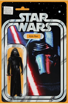 Star Wars The Force Awakens Adaptation (2016 Marvel) 5 Jtc Kylo Ren Action Figure Cover Exclusive