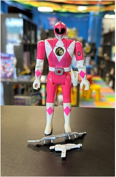 Mighty Morphin Power Rangers Flip Head Pink Ranger Complete Loose