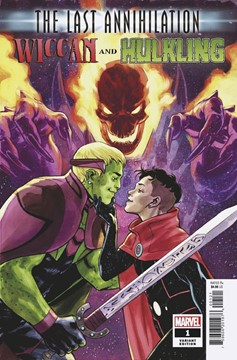 Last Annihilation Wiccan And Hulkling #1 Lopez Variant
