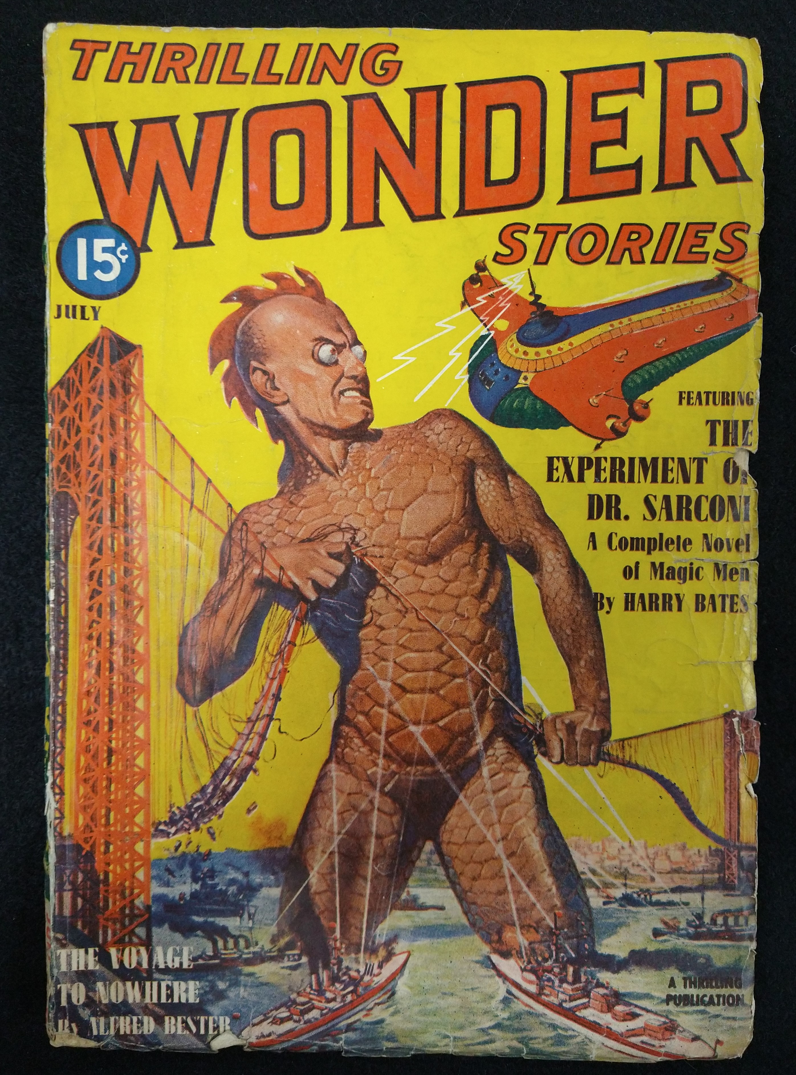 Thrilling Wonder Stories July 1940 Volume 17 Poor Condition