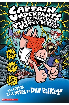 Captain Underpants Hardcover Volume 8 The Preposterous Plight of the Purple Potty People