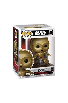 Pop Star Wars Return of the Jedi 40th C3PO In Chair Vinyl Figure
