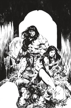 Conan the Barbarian #17 Torre Black & White Virgin (Mature)