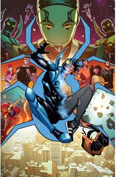 Blue Beetle Graduation Day #1 Cover F Adrian Gutierrez Foil Card Stock Variant Polybag With Papel Pi