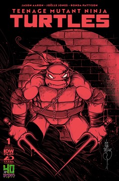 Teenage Mutant Ninja Turtles #1 Cover 40th Anniversary Talbot