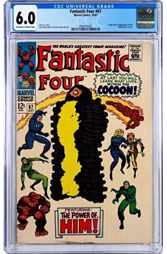 Fantastic Four #67 Cgc 6.0 Fn (O)