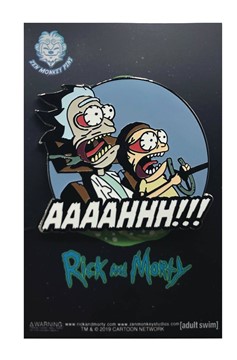 Rick and Morty Aaaah Pin