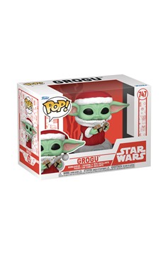 Star Wars: The Mandalorian Holiday Santa Grogu with Cookies Funko Pop! Vinyl Figure #747