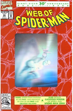 Web of Spider-Man #90 [Direct]-Near Mint (9.2 - 9.8) [Polybagged W/Poster]