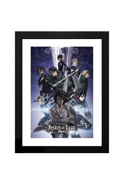 Attack On Titan Season 4 Key Art 2 Framed Poster