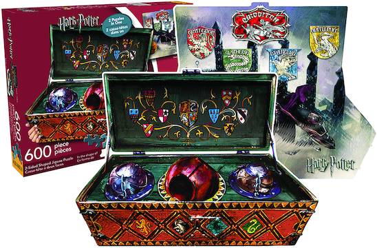 Harry Potter 2 Sided 600 Pc Diecut Jigsaw Puzzle