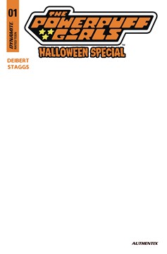 Powerpuff Girls Halloween Special One-Shot Cover F Blank Authentix