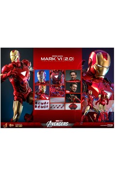 Iron Man Mark VI (2.0) Sixth Scale Figure by Hot Toys