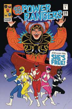 Go Go Power Rangers #9 Subscription Mok Variant Sg