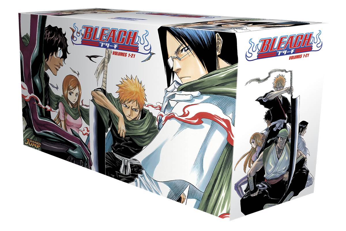 Bleach Manga Box Set 1 Volumes 1-21 #1 (Latest Printing)