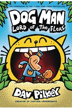 Dog Man Hardcover Graphic Novel Volume 5 Lord of the Fleas (2021 Printing)