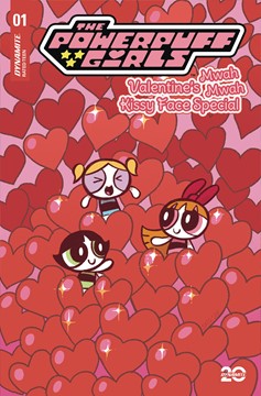 Powerpuff Girls Valentines Kissy Face Special #1 Cover C Ganucheau