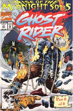 Ghost Rider #31 [Direct]-Very Fine (7.5 – 9) [1St Full Team App. of The Midnight Sons]