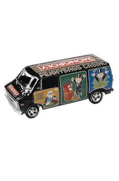 Johnny Lightning 1976 Monopoly Dodge Casino Van 1/64 Die-Cast Car