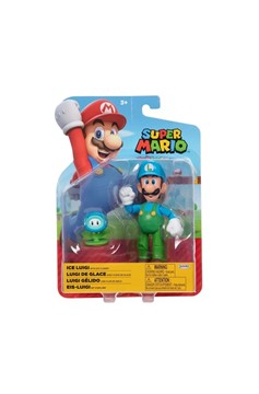 Super Mario Ice Luigi 4" Action Figure