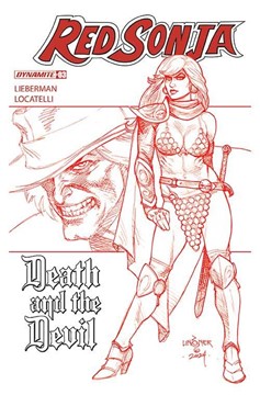 Red Sonja Death And The Devil #3 Cover L 7 Copy Incentive Linsner