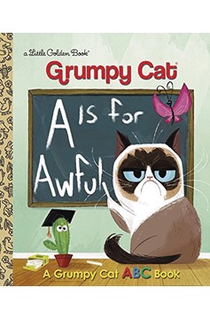 A Is For Awful Grumpy Cat ABC Little Golden Book
