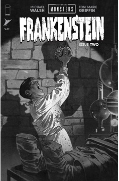 Universal Monsters Frankenstein #2 Cover D 1 for 25 Incentive Mike Del Mundo Classic Horror Variant (Of 4)