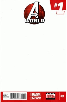 Avengers World #1 (Blank Cover Variant) (2014)