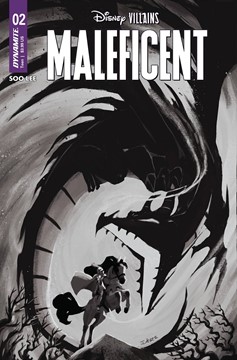 Disney Villains Maleficent #2 Cover Q 7 Copy Last Call Incentive Meyer Black & White