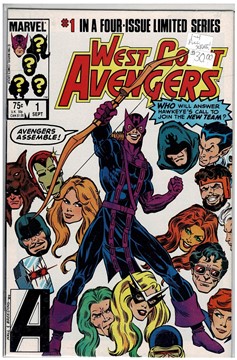 West Coast Avengers #1-4 Comic Pack 