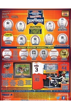 2023 Tristar Ht Houston Astros World Series Champions Autograph Baseballs