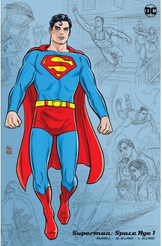 Superman Space Age #1 Cover D 1 for 50 Incentive Mike Allred Variant (Of 3)