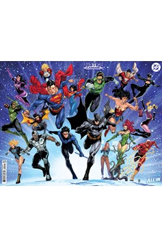 Justice League Unlimited #1 Cover H Daniel Sampere Wraparound Raised Uv Foil Variant