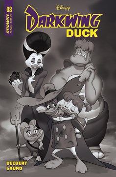 Darkwing Duck #8 Cover G 1 for 10 Incentive Leirix Black & White
