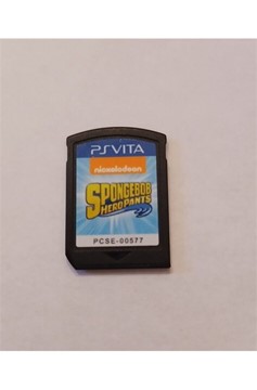Playstation Vita Psvita Spongebob Squarepants Heropants Cartridge Only Pre-Owned