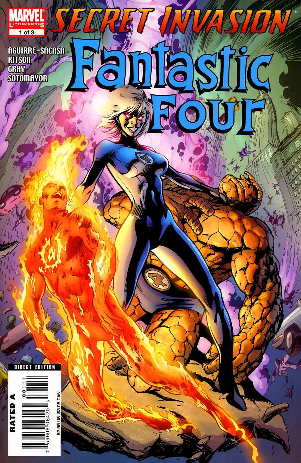 Secret Invasion: Fantastic Four Limited Series Bundle Issues 1-3