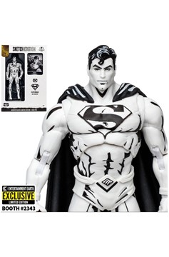 DC Multiverse Superman Rebirth Sketch Edition Gold Label 7-Inch Scale Action Figure - Ee Exclusive