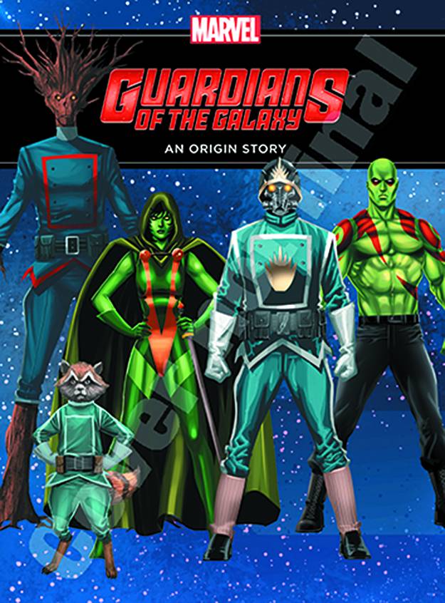 Guardians of Galaxy Origin Story Young Reader Hardcover