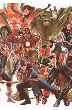 Avengers #4 Alex Ross Connecting Avengers Variant Part B