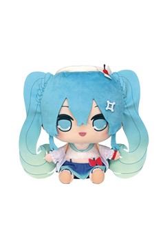 Hatsune Miku Kyurumaru Melon Soda Float Big Plush