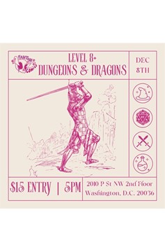 Dungeons And Dragons Level 8 Campaign Night - Dec 8 2024 At 5Pm