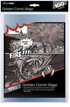 Golden Age Size Comic Bags 100 Count Pack (NET)