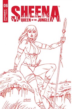 Sheena Queen Jungle #6 Cover P 10 Copy Last Call Incentive Linsner Red