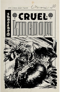 EC Cruel Kingdom #2 Cover D 1 for 20 Incentive Tom Fowler Black & White Artist Edition Variant (Of 5)