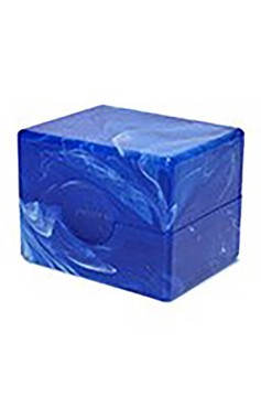 Spectrum: Marble Prism Deck Case: Apatite Blue
