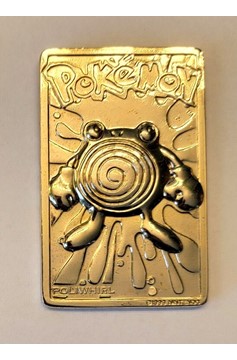 Burger King Pokemon Poliwhirl Gold Card - (Card And Ball Only)