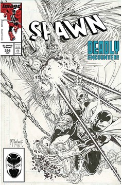 Spawn #298 Cover C Black & White McFarlane (1992)